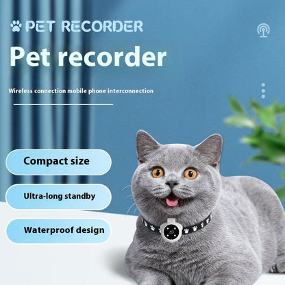 Pet Tracker Collar Dogs And Cats  Recording Camera-4